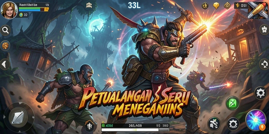 Gameplay aksi yang mendebarkan di 33L.