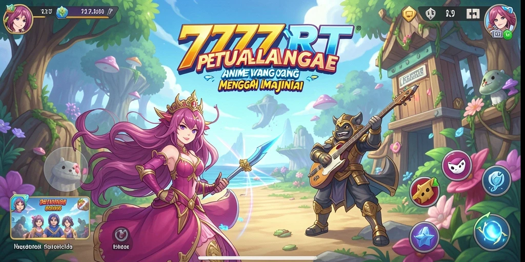 Tampilan menarik dari gameplay anime yang dinamis.