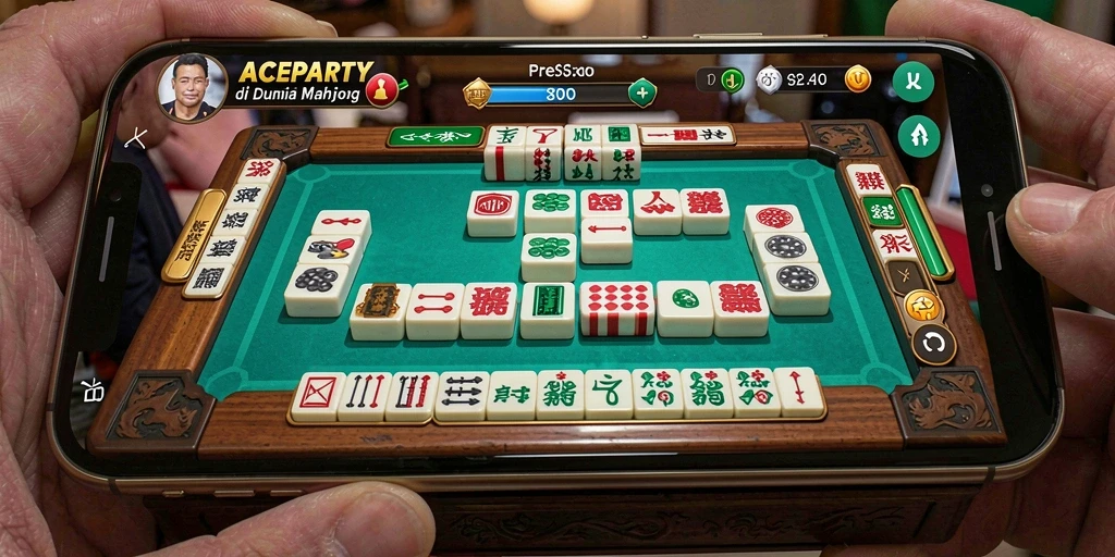Gameplay seru di ACEPARTY yang menampilkan Mahjong.