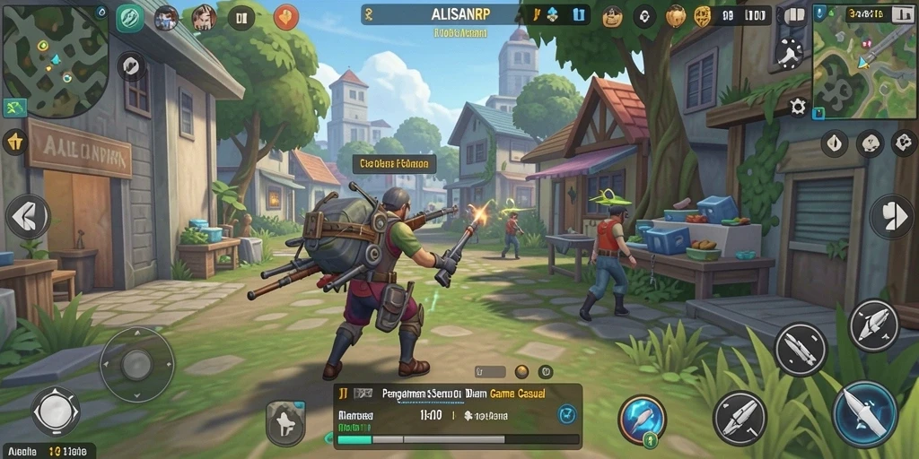 Screenshot gameplay <strong>ALISANRP</strong> menampilkan kesenangan bermain yang interaktif.