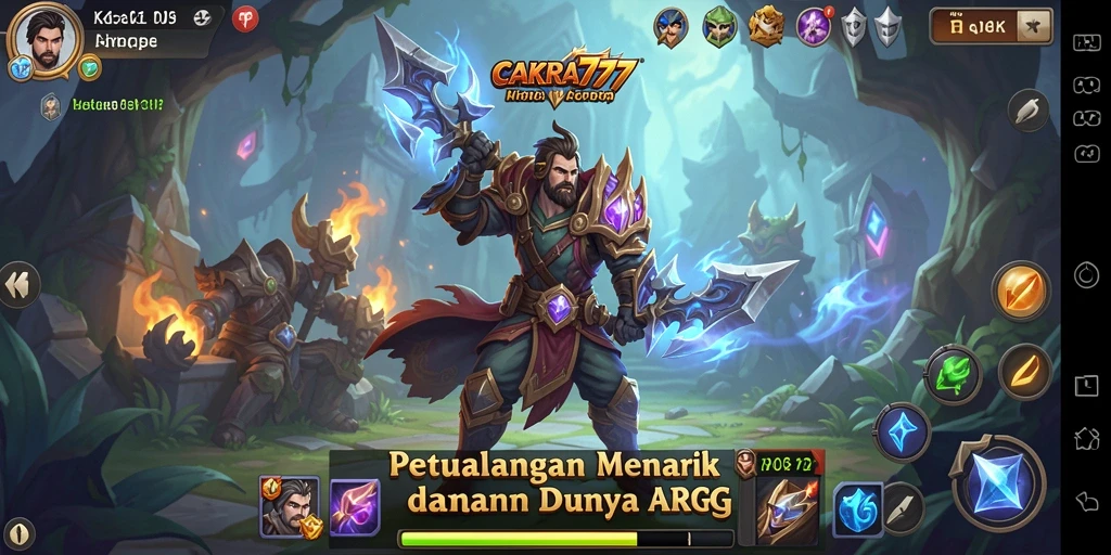 Screenshot gameplay ARPG yang menampilkan karakter dalam pertarungan epik.