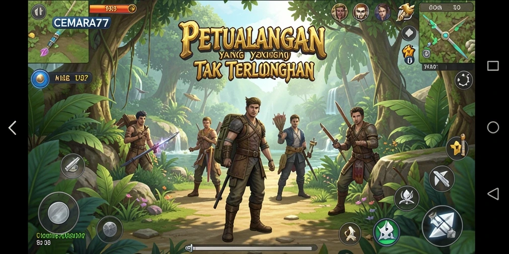 Gameplay seru dan grafis menakjubkan dari CEMARA77.