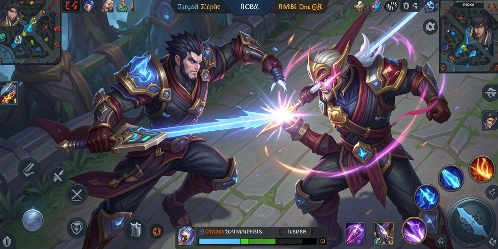 Gameplay seru DEWANUSA dengan karakter yang beragam dan strategi yang mendalam.