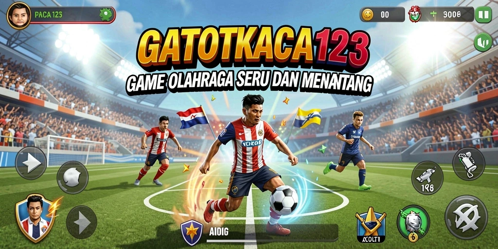 Tampilan gameplay GATOTKACA123 yang mengesankan di lapangan.