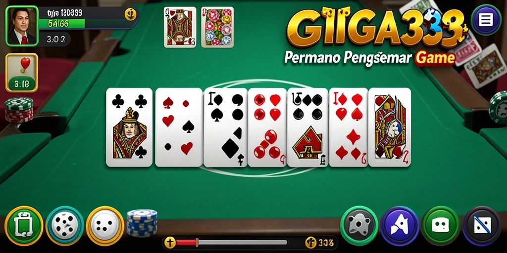 Tampilan gameplay Domino yang menarik dari GIGA33.