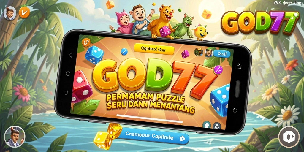 Screenshot gameplay GOD77 yang menampilkan tantangan puzzle seru.