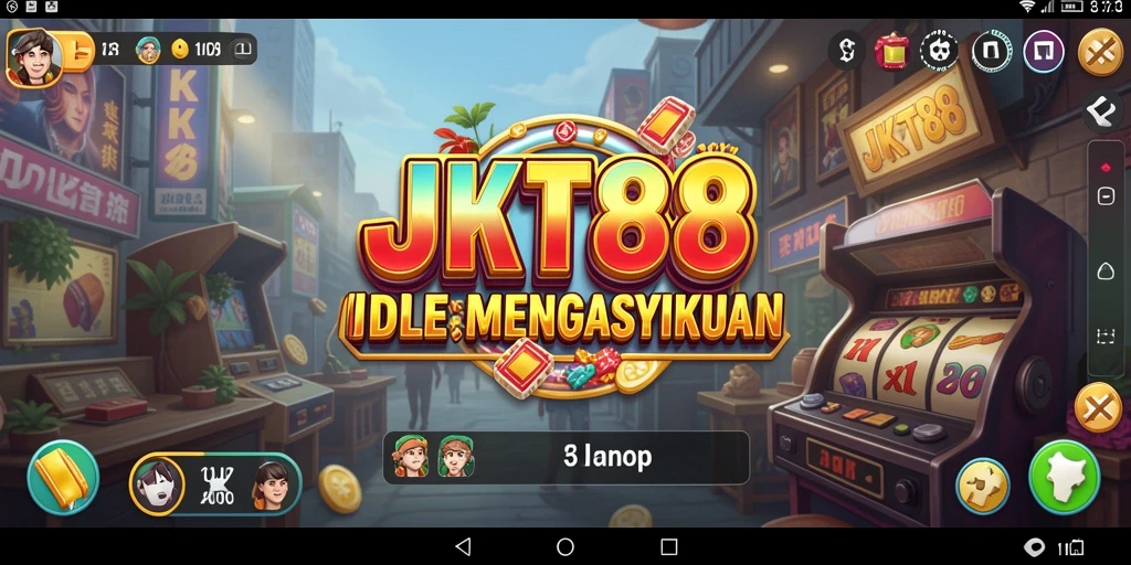 Tampilan gameplay JKT88 yang menarik dan penuh warna.