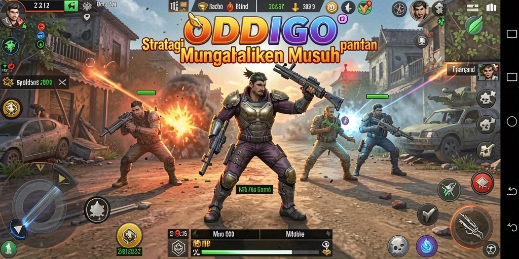 Gameplay seru ODDIGO dengan strategi mendalam.
