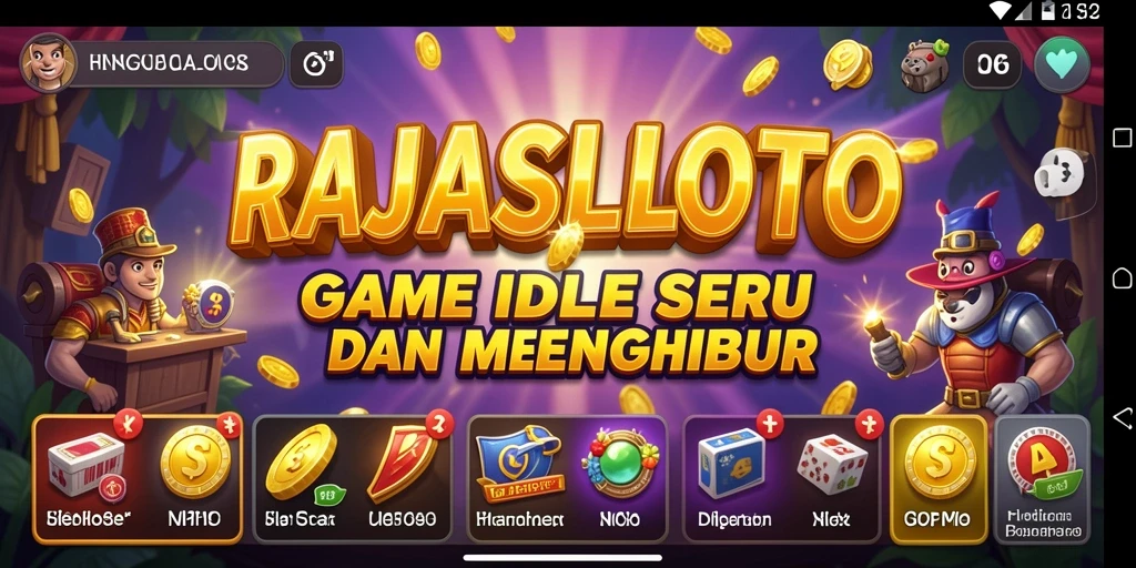 Tampilan gameplay seru di RAJASLOTO dengan berbagai slot menarik.