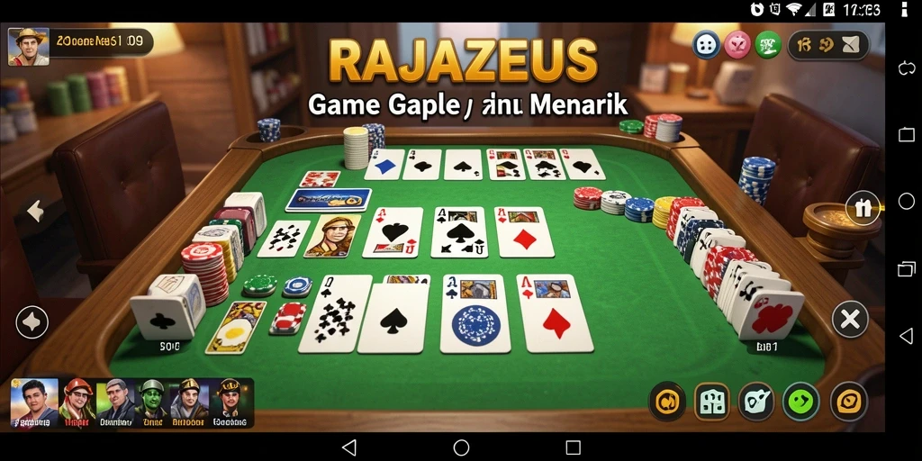 Gameplay seru RAJAZEUS dengan grafis menarik.