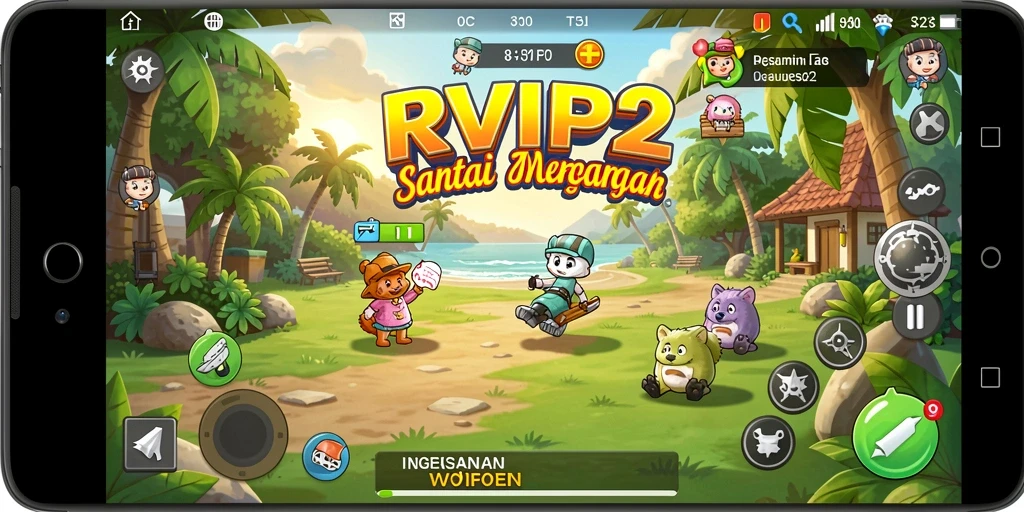 Gameplay santai di RVIP2 yang seru dan menarik.