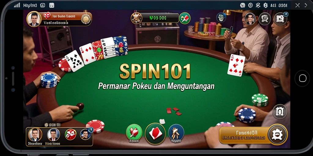 Tampilan gameplay SPIN101 yang menawan dan mendebarkan.