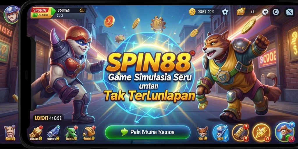 Tampilan gameplay SPIN88 yang seru dan interaktif.