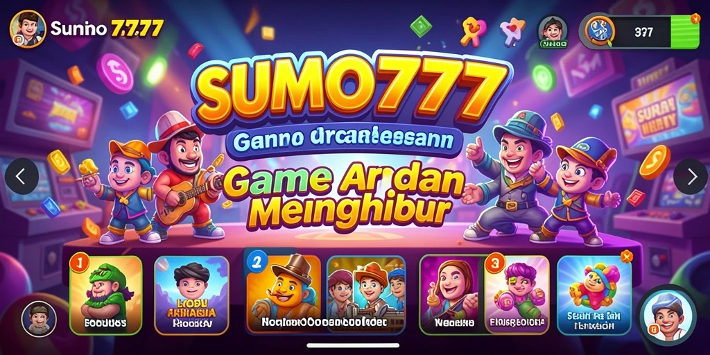 Screenshot gameplay SUMO777 yang menampilkan aksi seru.