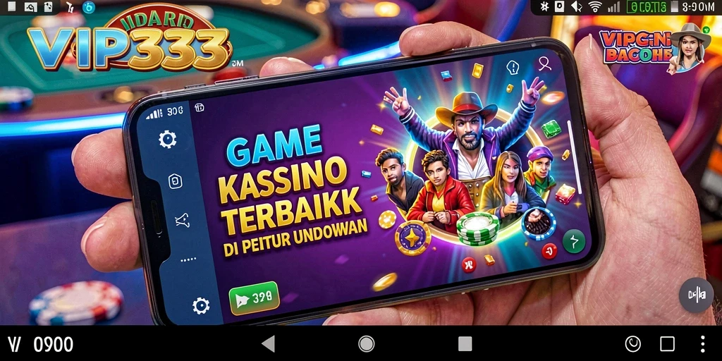 Tampilan gameplay Kasino yang mendebarkan di VIP333.