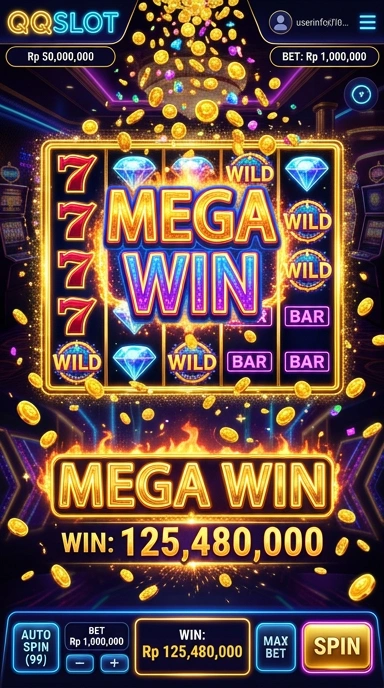 Screenshot aplikasi qqslot dengan tampilan antarmuka yang menarik.