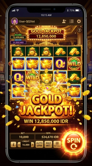 Visualisasi aplikasi qqslot yang menunjukkan berbagai kategori aplikasi.